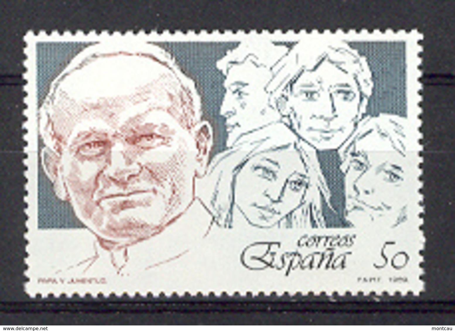 Espagne 1989- Visite Papale Ed 3022 Yv 2637 (**) - Neufs