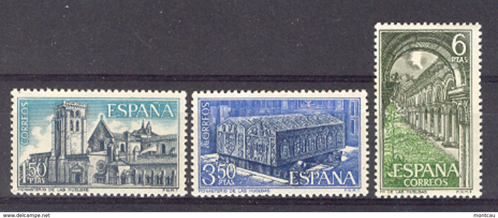 Spain 1969 - M. De Las Huelgas Ed 1946-48 (**) Mi 1840-1842 - Ungebraucht
