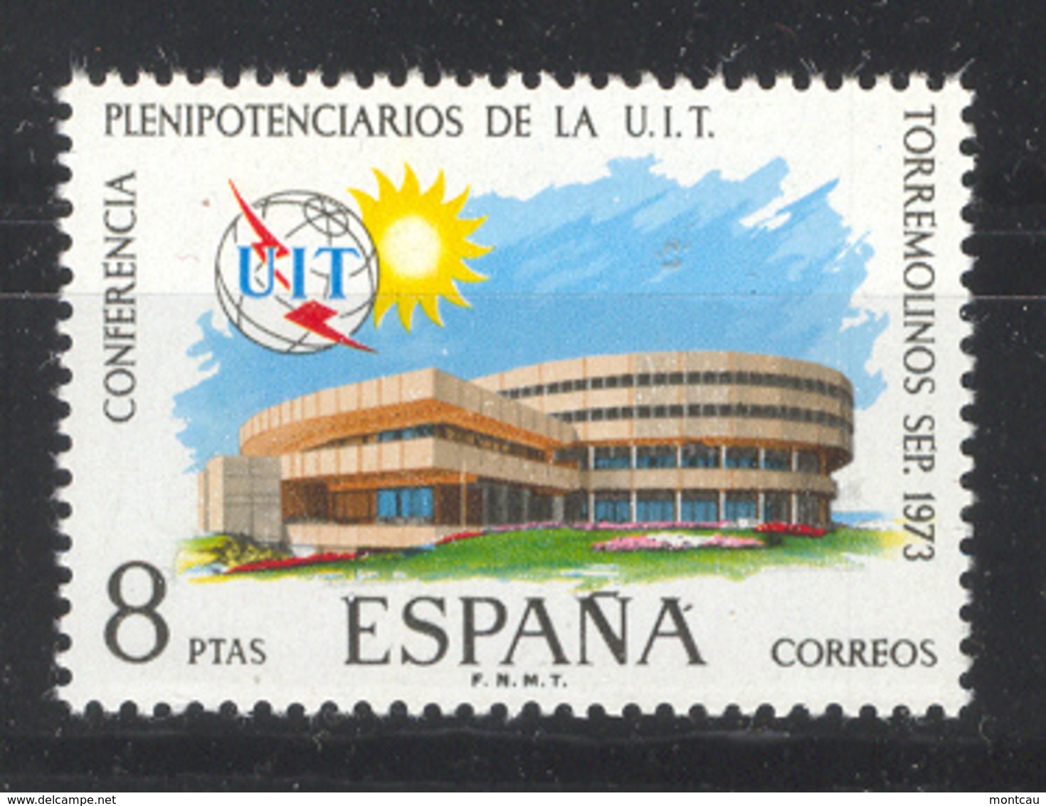 Spain 1973 - Conferencia UIT Ed 2145 (**) Mi 2040 - Ungebraucht