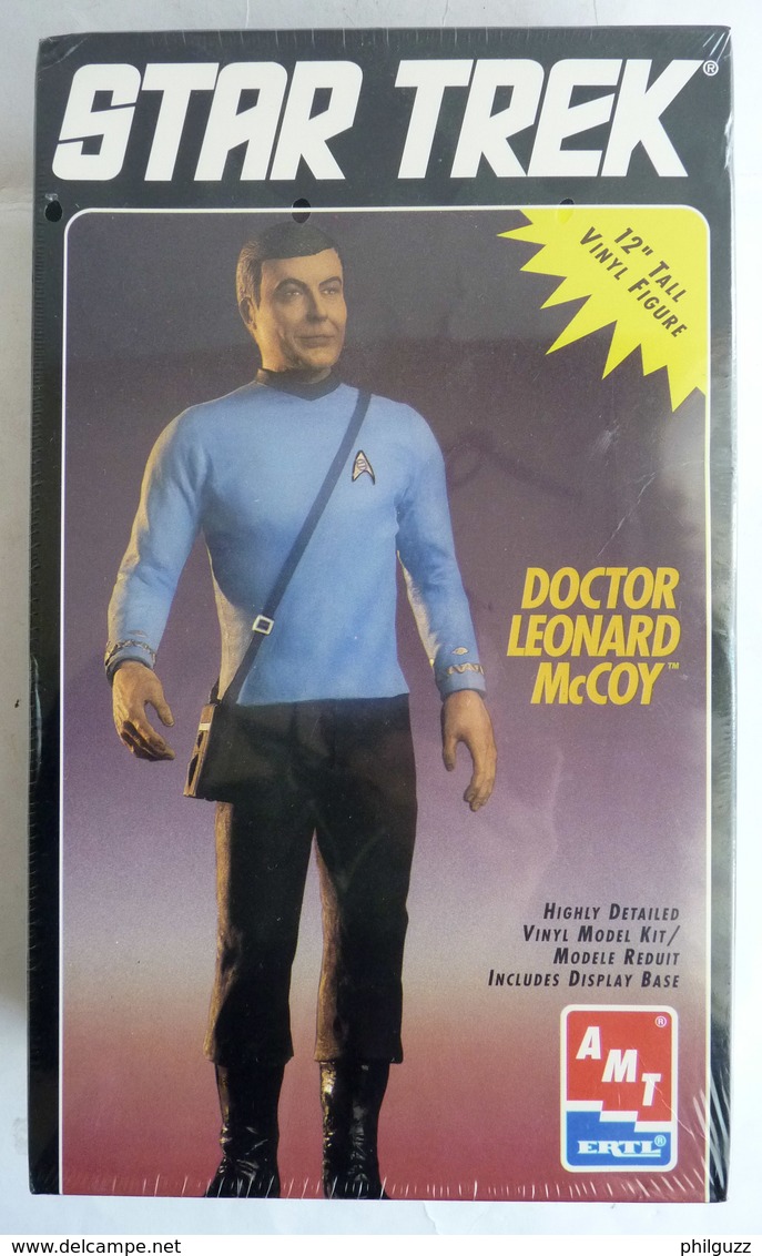 FIGURINE STAR TREK EN BOITE NEUVE - AMT ERTL 1994 MODELE REDUIT - DR LEONARD MC COY - MAQUETTE (2) - Star Trek