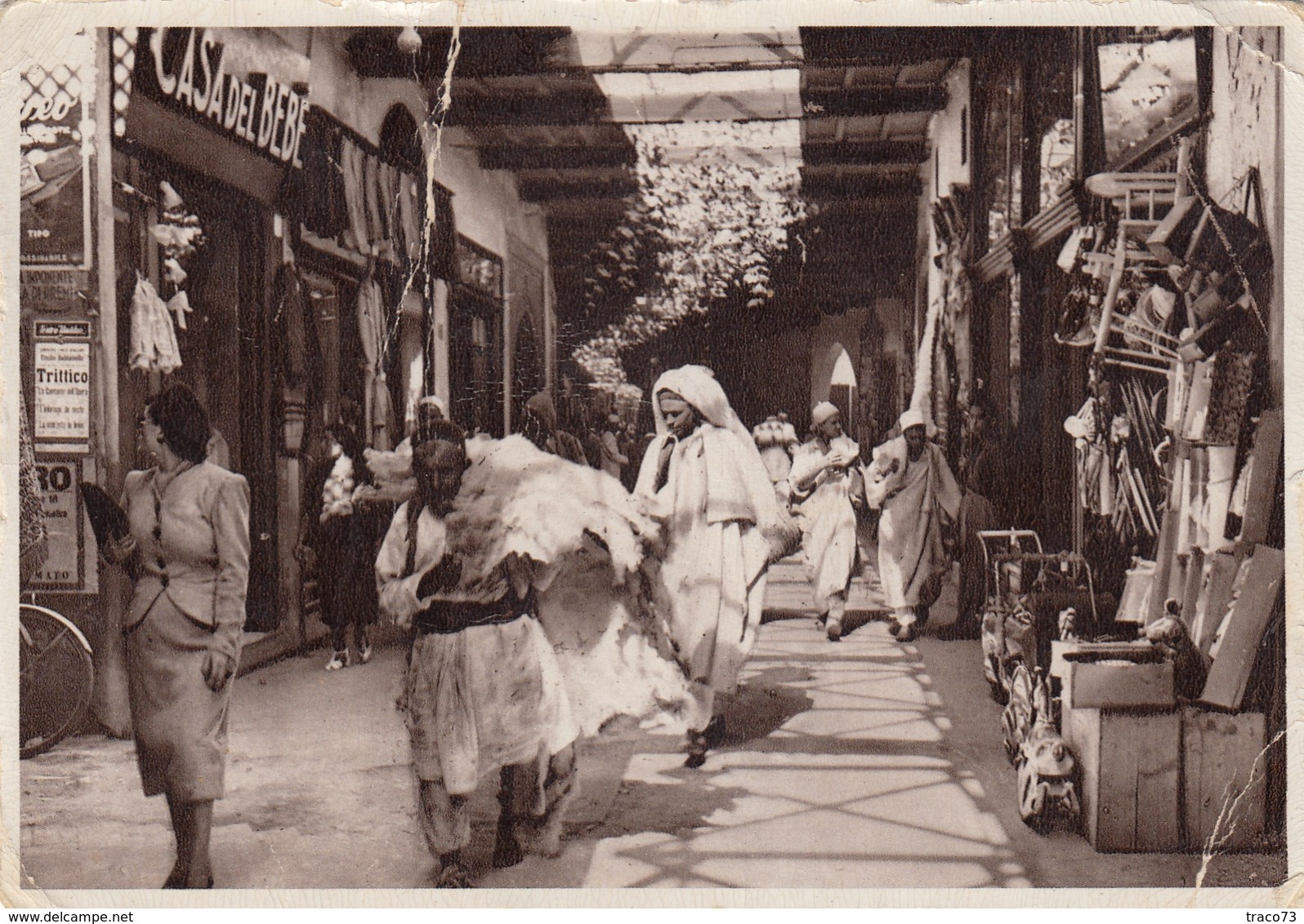 TRIPOLI - Libia /  Suk El Turk _ Viaggiata 1940 - Libia