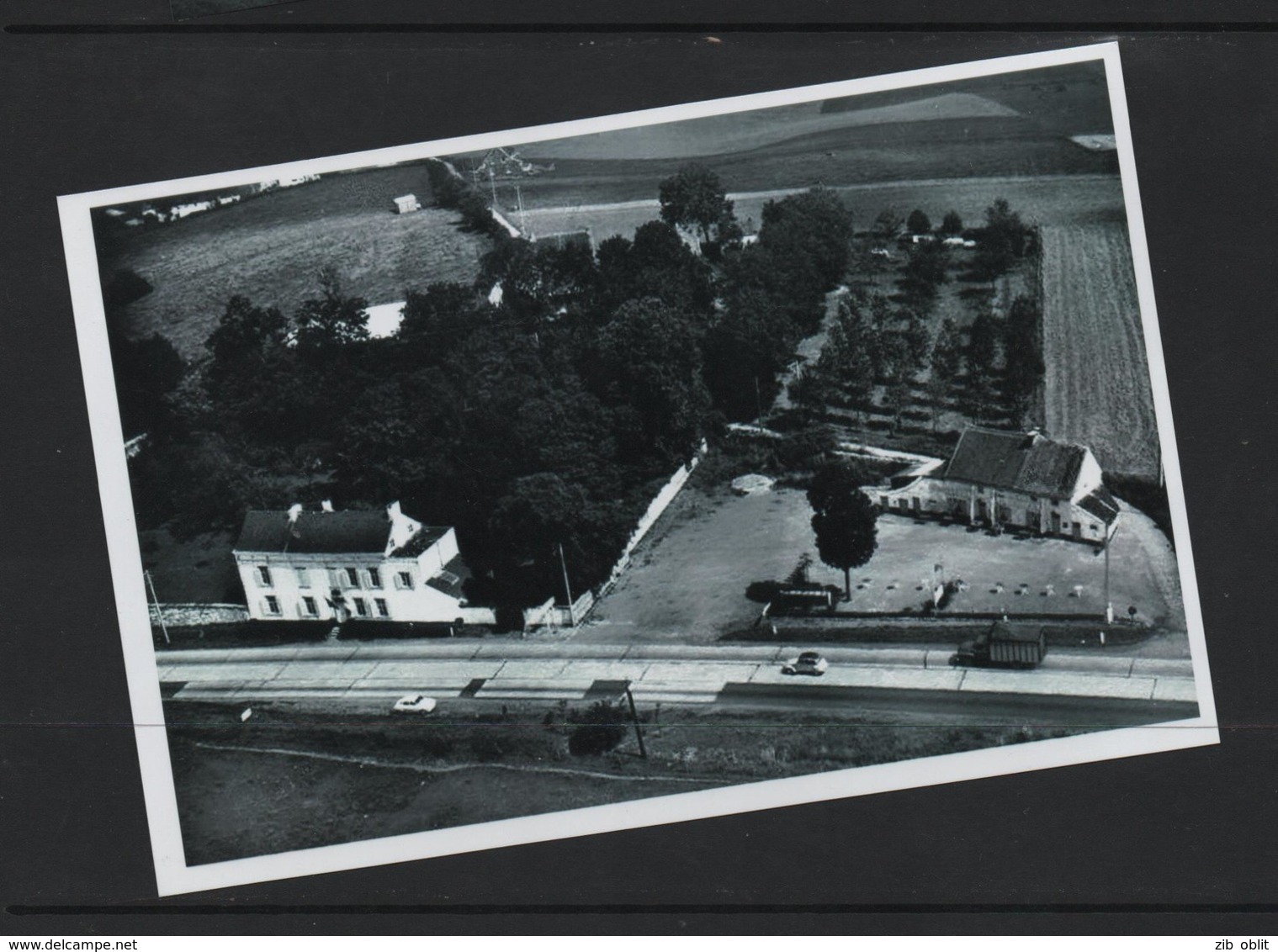 REPRODUCTION  VIEUX GENAPPE QUARTIER GENERAL NAPOLEON BRABANT WALLON VUE AERIENNE - Autres & Non Classés