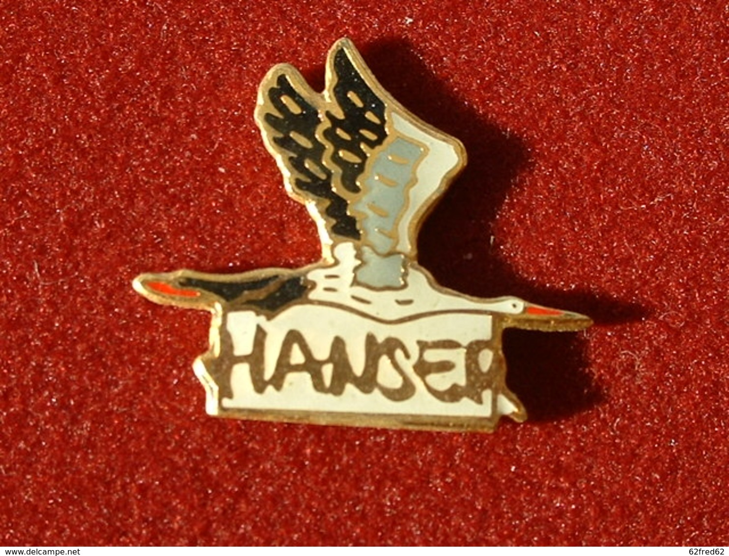 PIN'S OISEAU - CIGOGNE - HANSER - Animaux