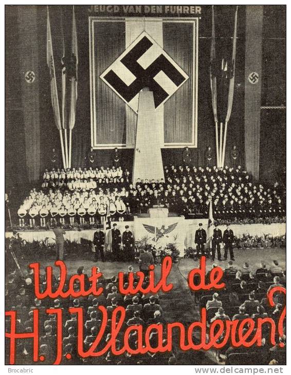 Livre Propagande Ww 2 Hitler Jugend Vlaanderen 1943 - Documents