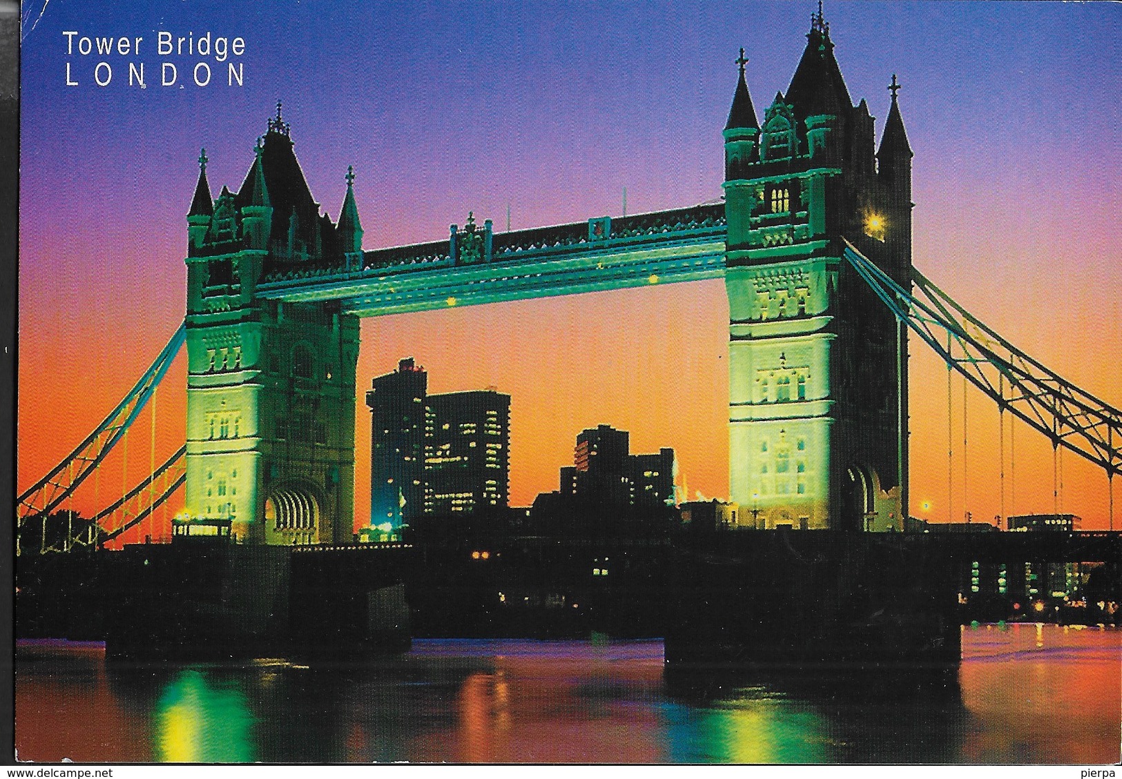 LONDRA - NOTTURNO TOWER BRIDGE -  NUOVA - River Thames
