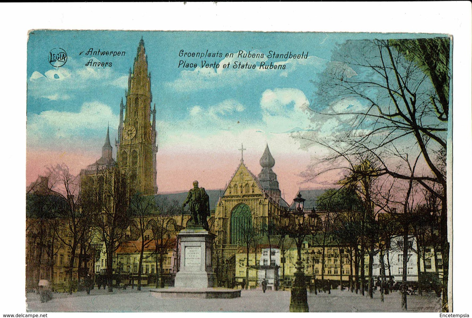 CPA - Carte Postale -Belgique- Antwerpen- Place Verte Et Statue De Rubens VM654 - Antwerpen