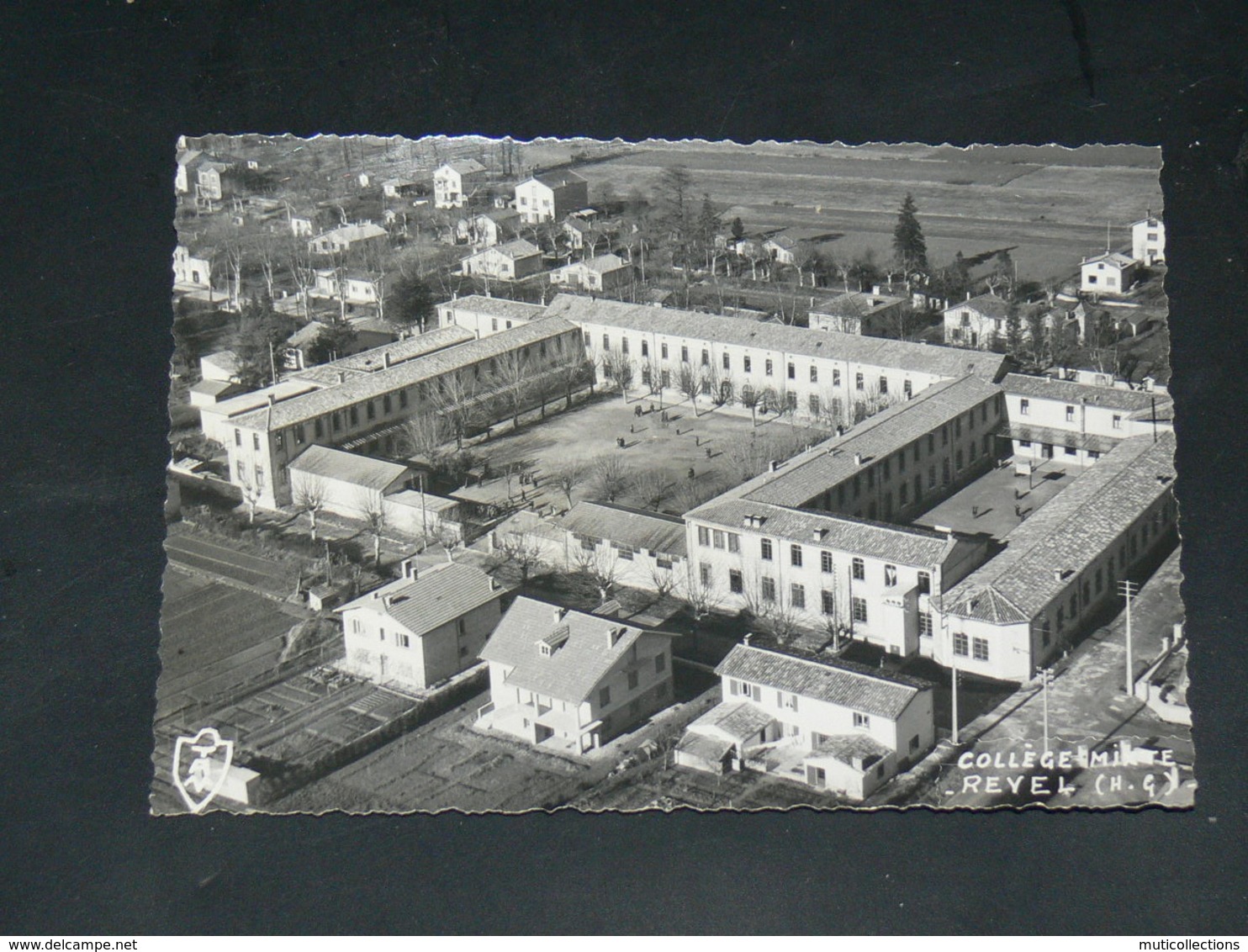 REVEL  / ARDT   Toulouse   1950   /   VUE  AERIENNE  COLLEGE  / CIRC /  EDITION - Autres & Non Classés