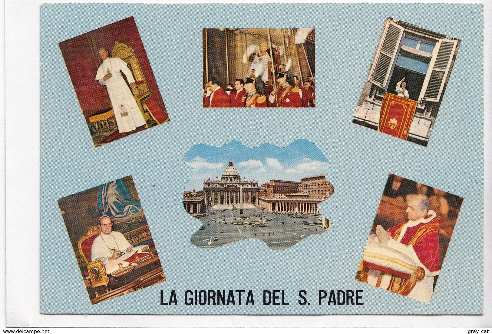 LA GIORNATA DEL S. PADRE, Pope Paul VI, Vatican, Unused Postcard [22892] - Popes