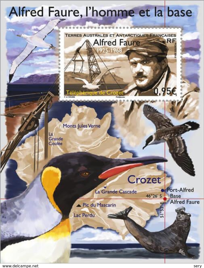 TAAF 2018 Block MNH Crozet Alfred Faure  Birds Bird Oiseaux Oiseau - Autres & Non Classés