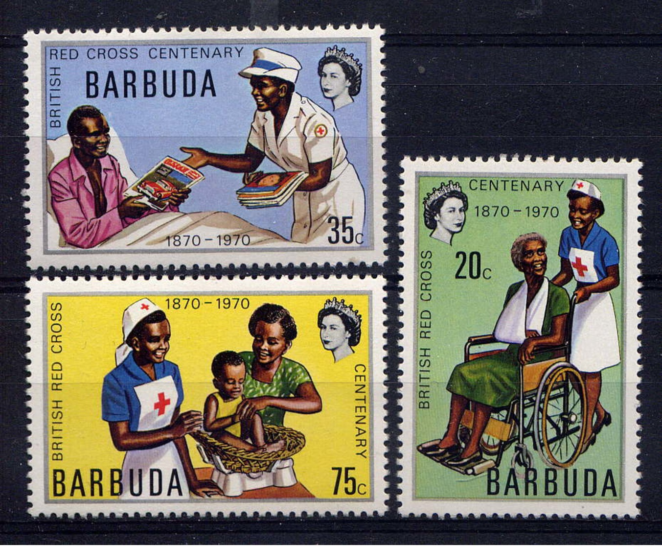 BARBUDA - 191/192** - CENTENAIRE DE LA CROIX ROUGE BRITANNIQUE - Autres - Amérique