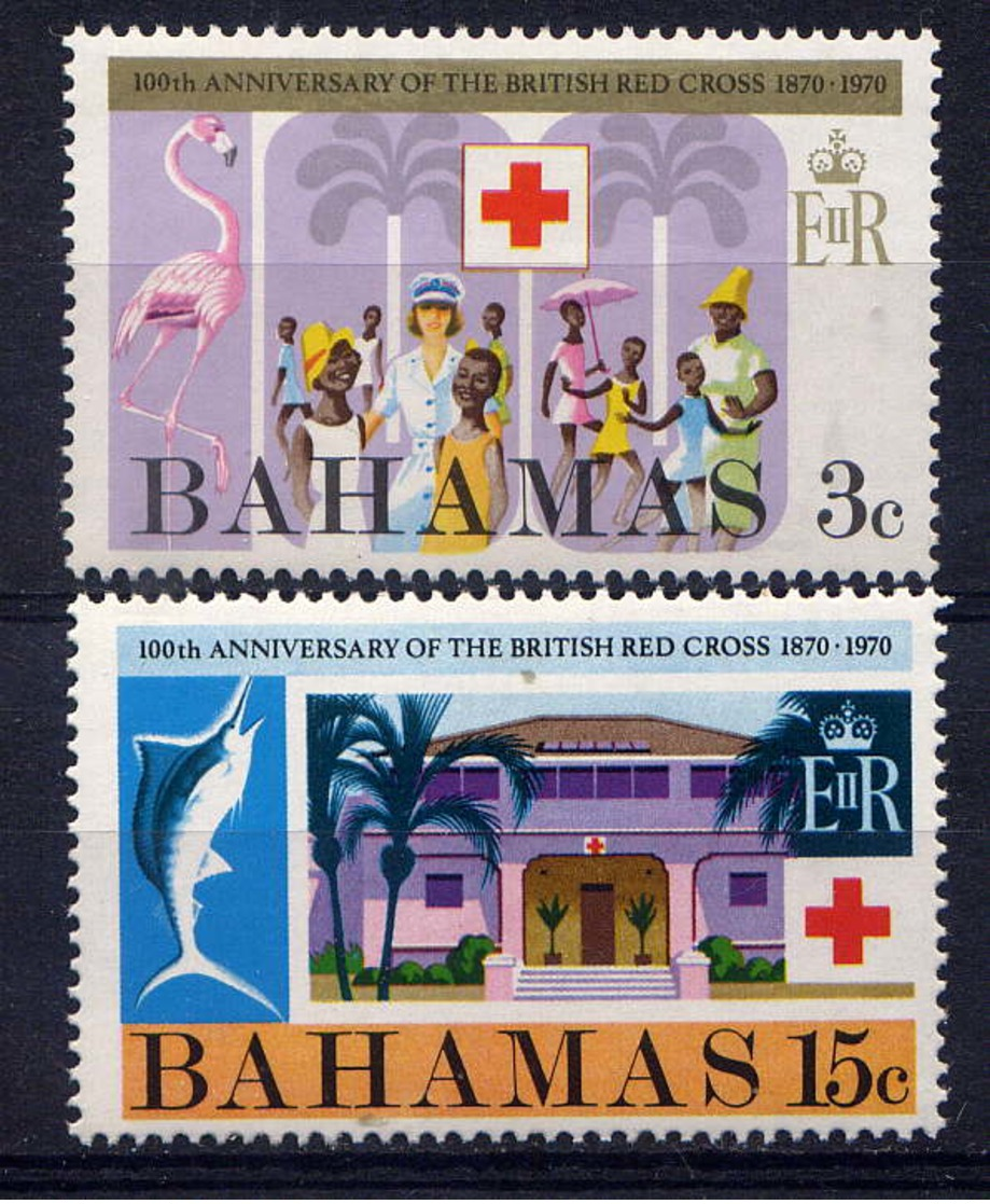 BAHAMAS - 296/297** - CENTENAIRE DE LA CROIX ROUGE BRITANNIQUE - Bahamas (1973-...)