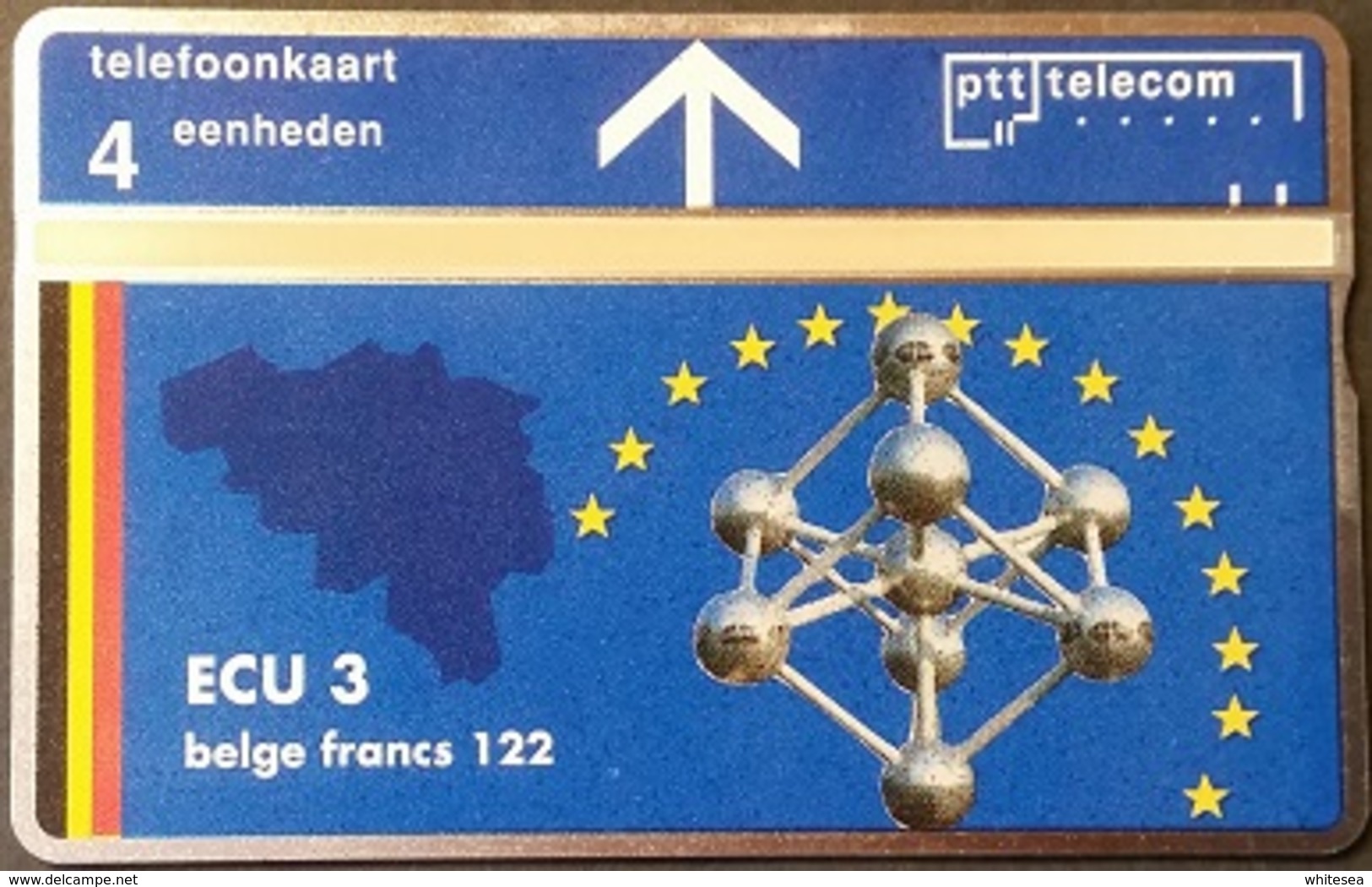 Telefonkarte Niederlande - L&G - 4 Units - ECU 3 - Belgien - 304L - öffentlich