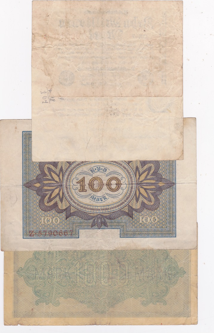 Lot Reichsbanknote 11920/ 23 - Autres & Non Classés