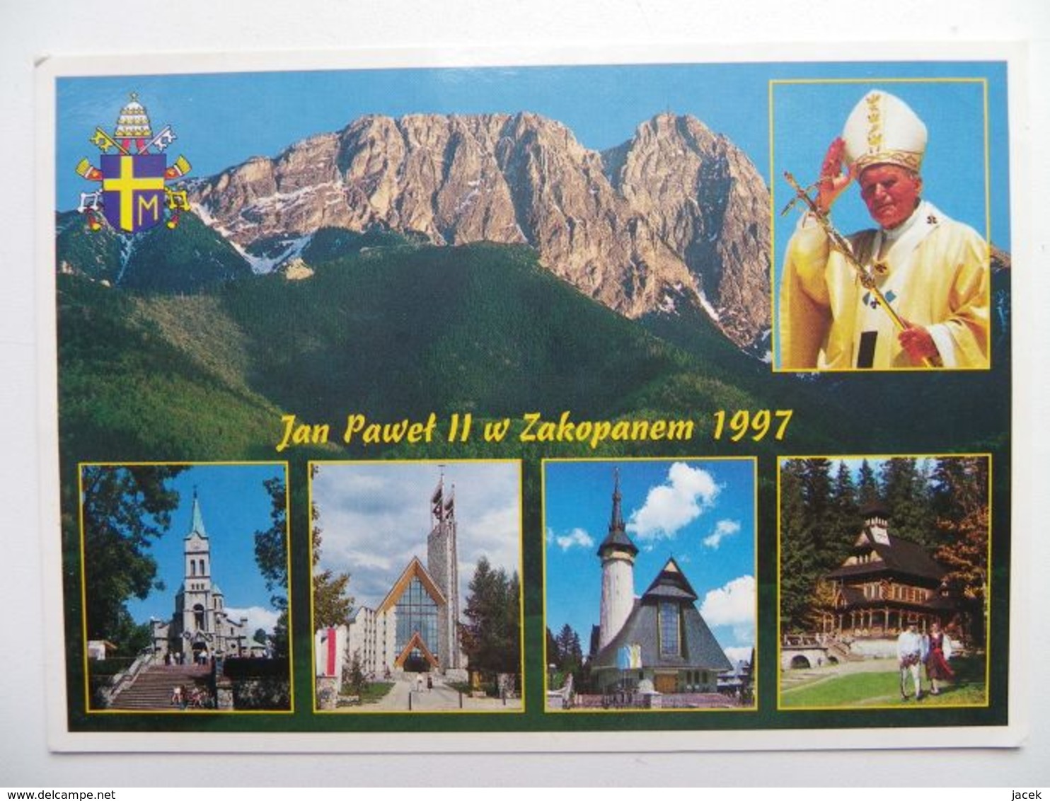 Pope Jan Pawel; II  / Ioannes Paulus II / Karol  Wojtyla / Zakopane 1997 - Papas