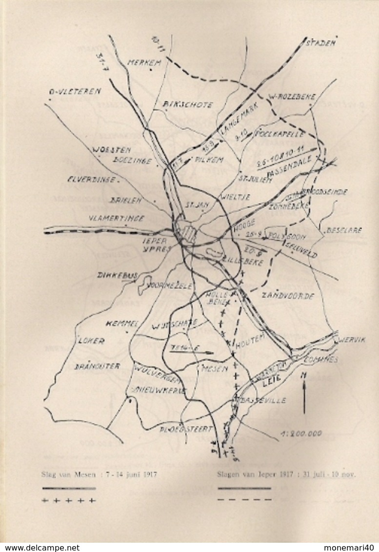 IEPER (YPRES) - de FRONSTREEK in 1914 - 18 - SAILLANT D'YPRES.