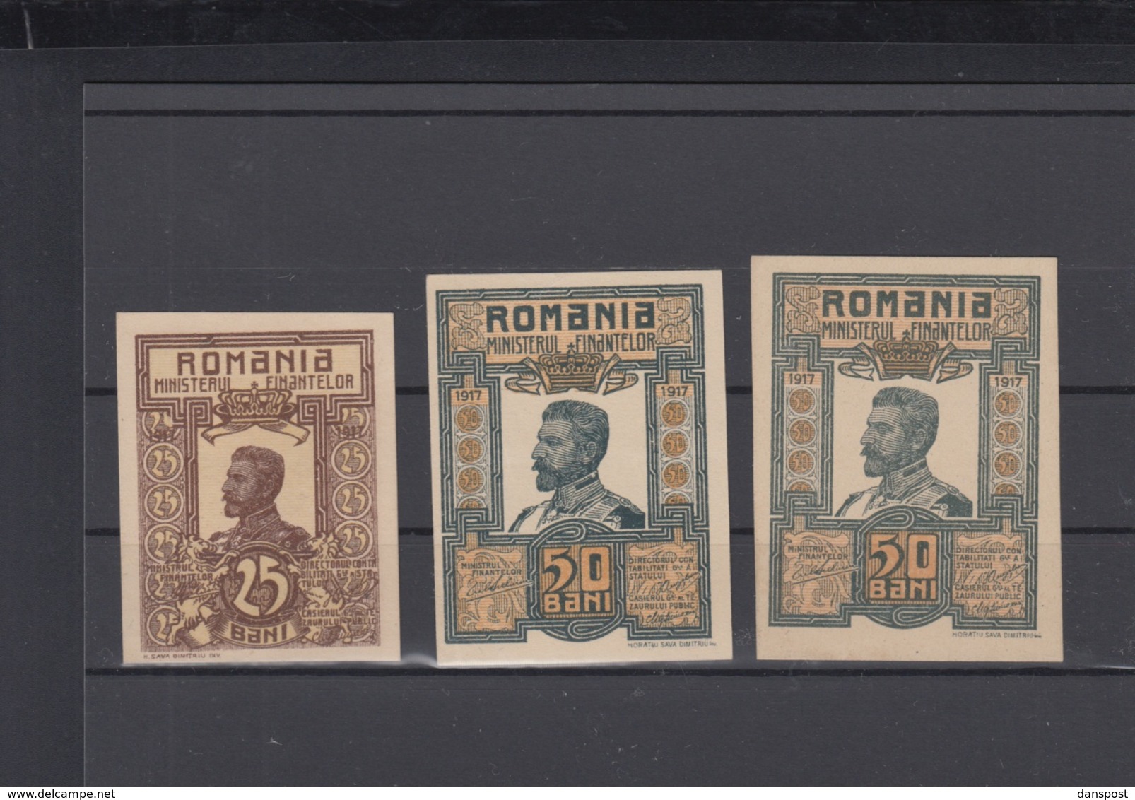 Lot Banknotes Romania 1917 - Romania