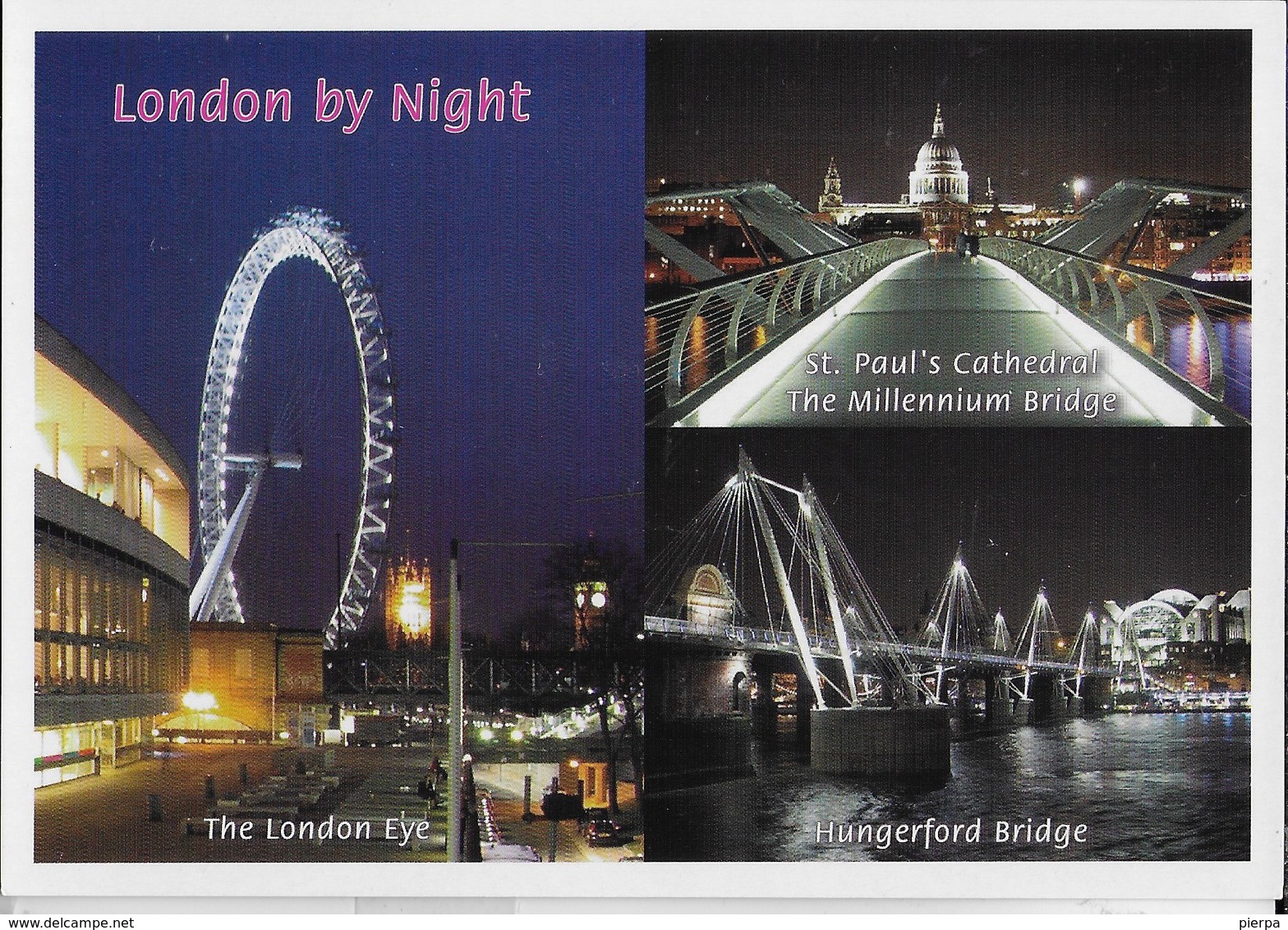 LONDRA - NOTTURNO  -  NUOVA - Altri & Non Classificati