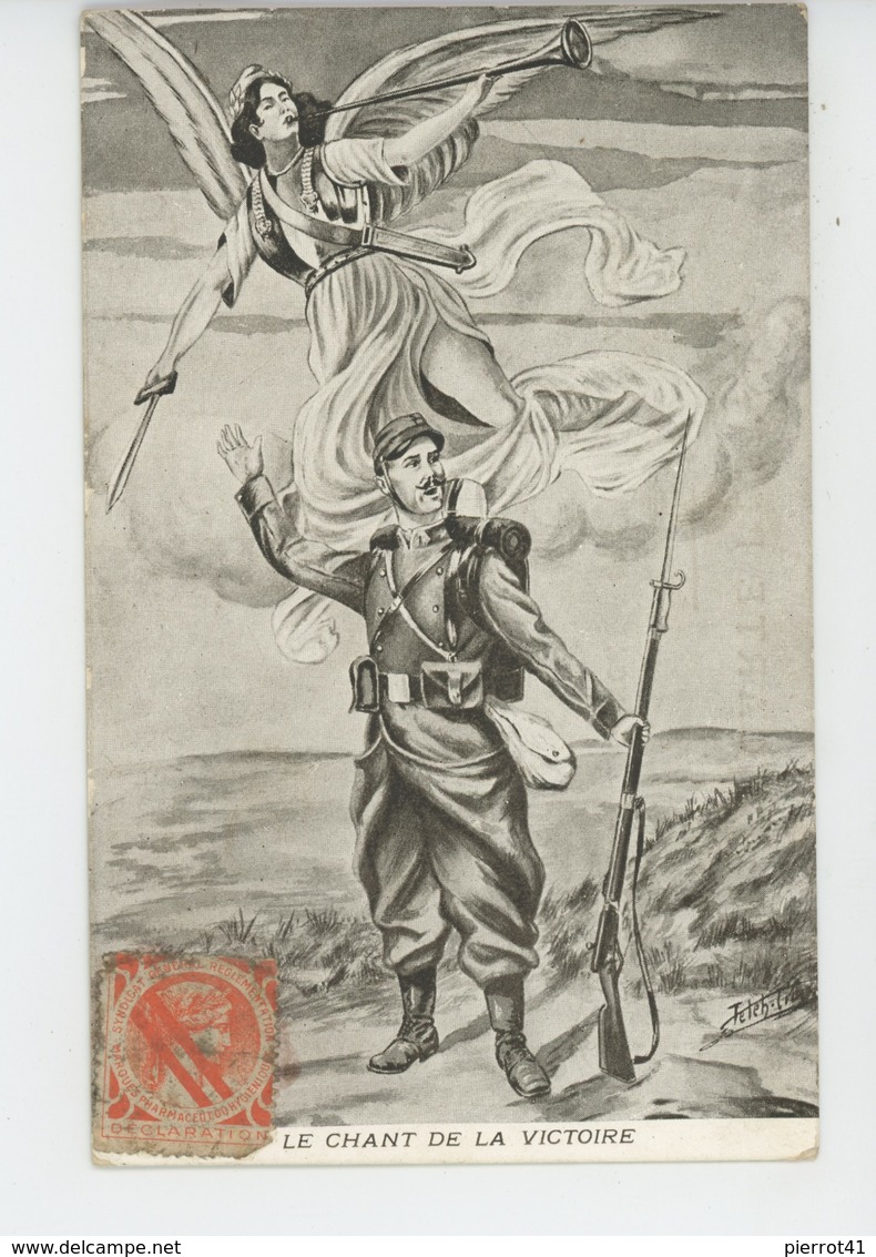 GUERRE 1914-18 - Joli Carte Fantaisie "LE CHANT DE LA VICTOIRE " - Guerre 1914-18