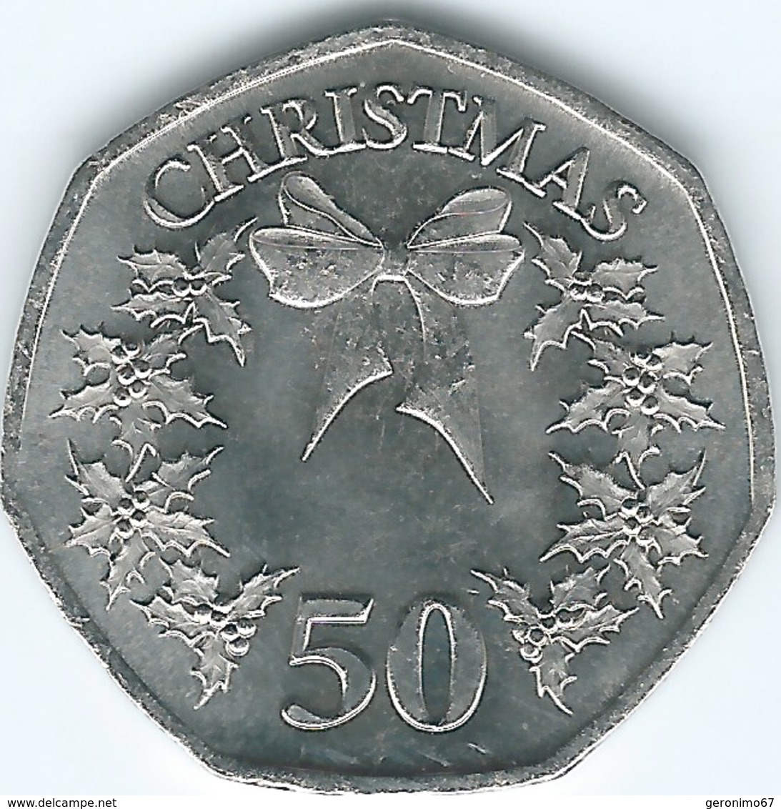 Gibraltar - Elizabeth II - 50 Pence - 2014 - Christmas - Gibraltar