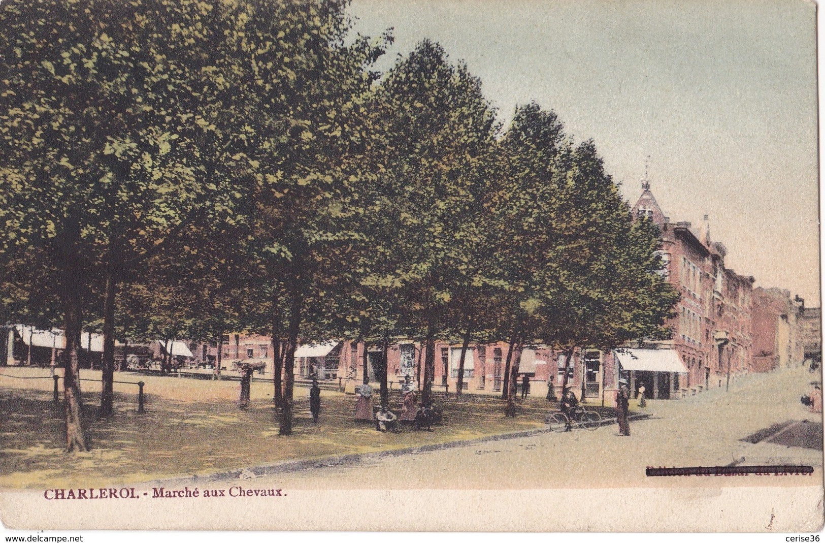 Charleroi Marché Aux Chevaux Circulée En 1912 - Charleroi