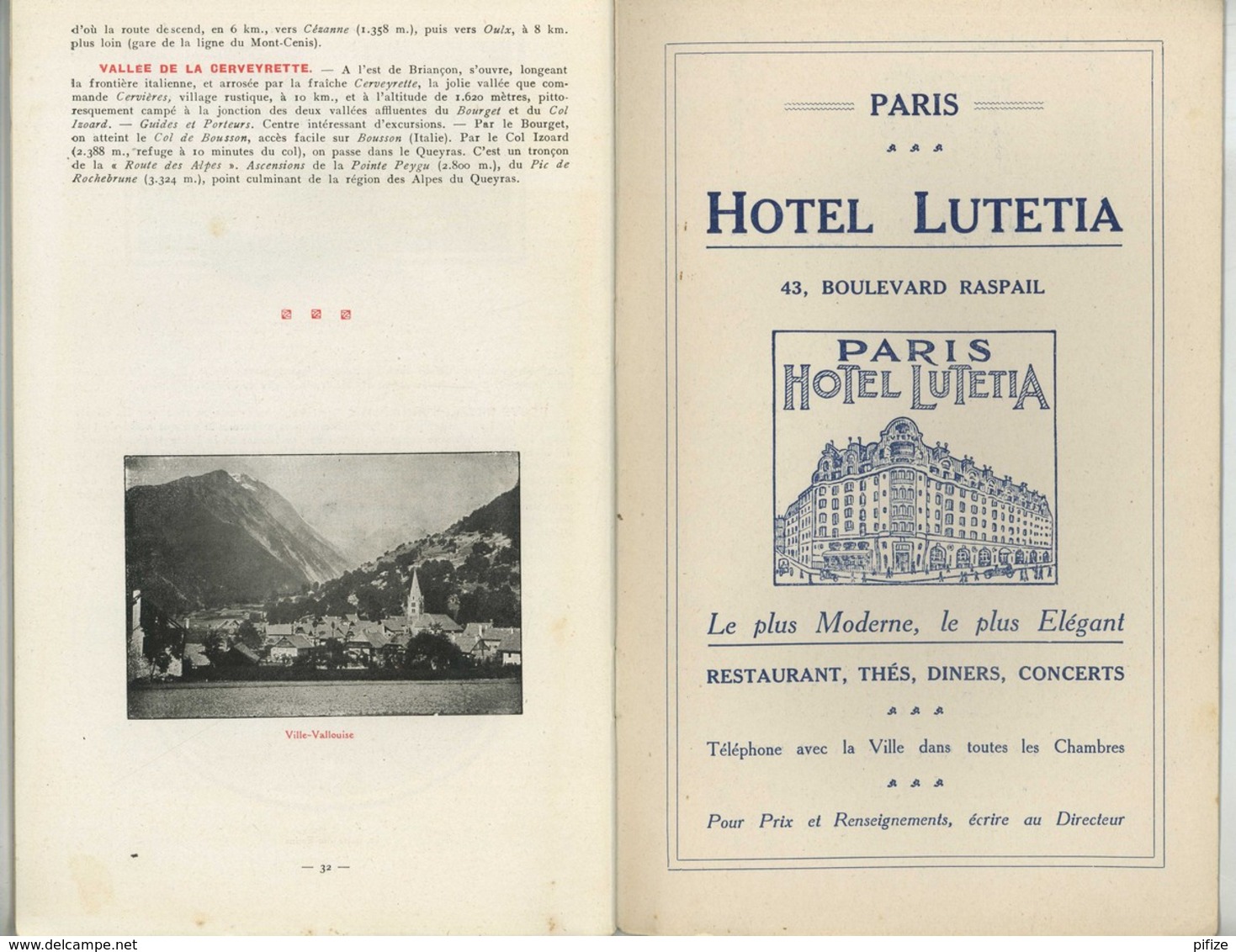 Guide Touristique Des Hautes-Alpes . Veynes Gap Embrun Queyras Briançon . 32 Pages . Pub Louis Vuitton . - Tourisme