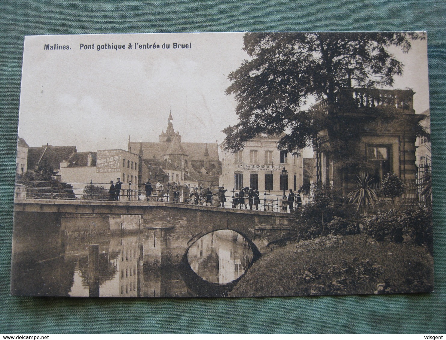 MECHELEN - PONT GOTHIQUE A L'ENTREE DU BRUEL ( Scans Recto/verso ) - Mechelen