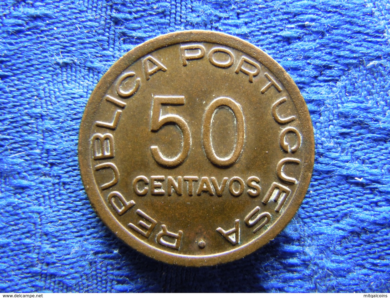 MOZAMBIQUE 50 CENTAVOS 1945, KM73 Corroded - Mozambique