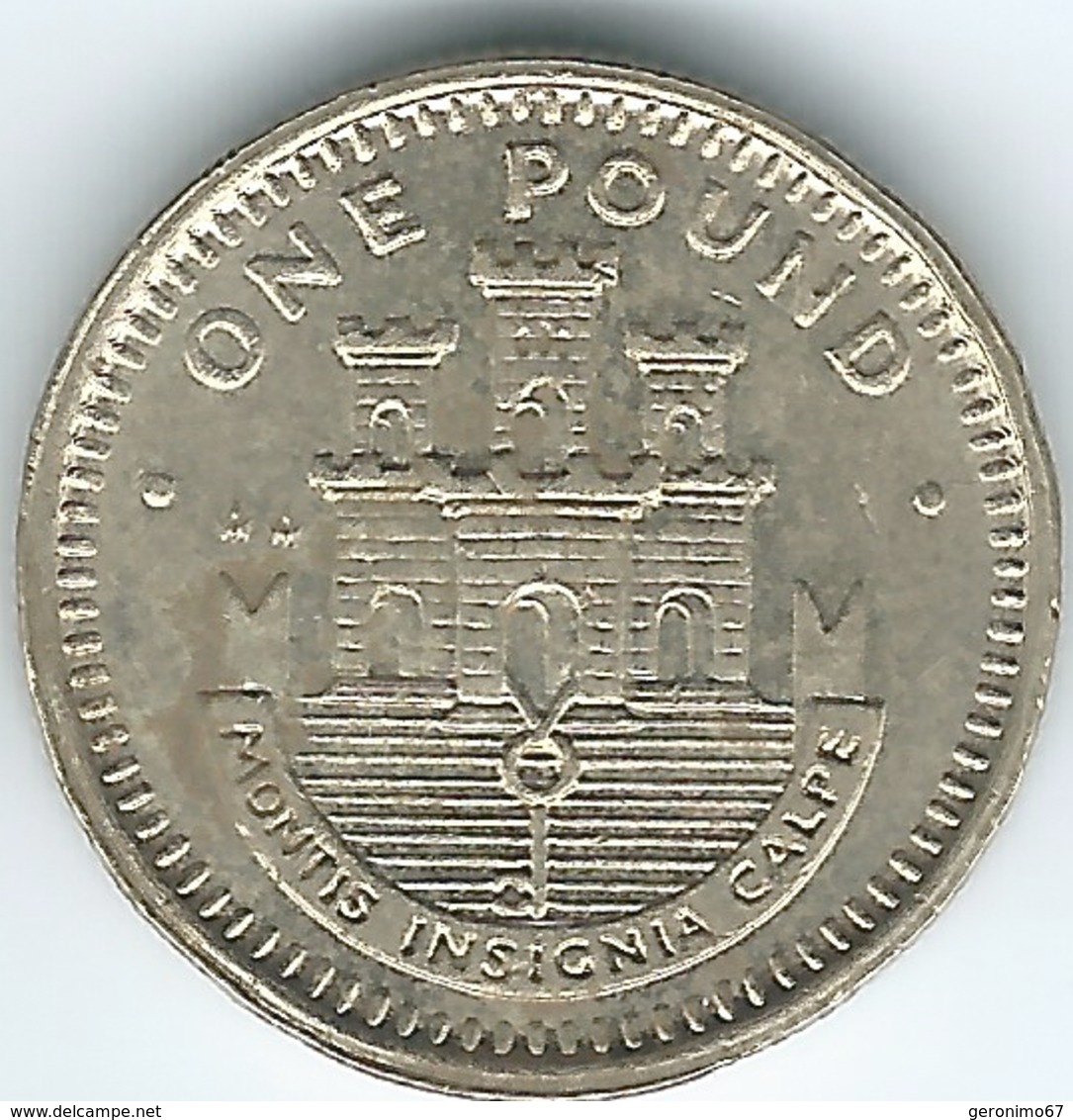 Gibraltar - Elizabeth II - 1 Pound - 1991 - KM18 - Gibraltar