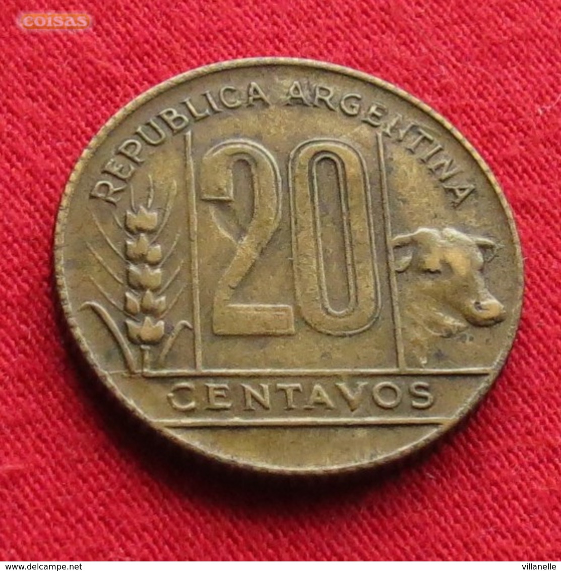 Argentina 20 Centavos 1950 KM# 42  Argentine - Argentine