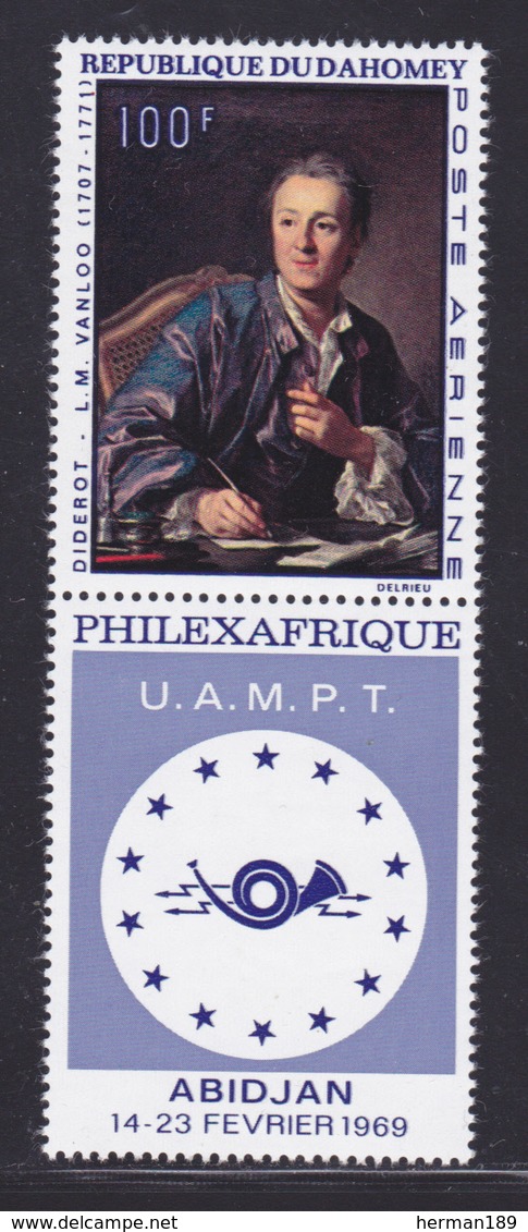 DAHOMEY AERIENS N°   97 ** MNH Neuf Sans Charnière, TB (D8592) Exposition Philexafrique, Tableau - 1968 - Bénin – Dahomey (1960-...)