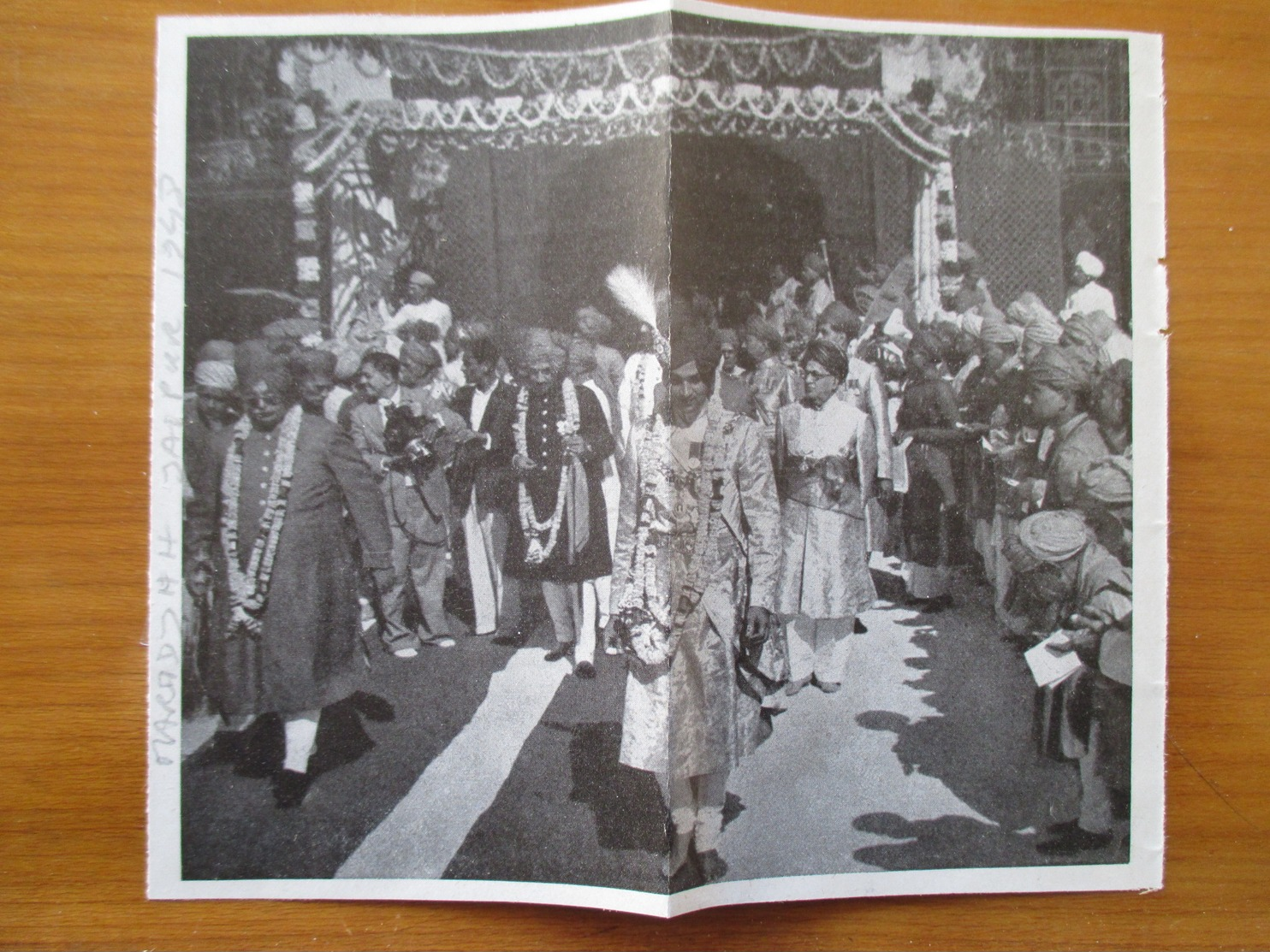 (1948) Palais De JAIPUR India  - MAHARADJAH   - Coupure De Presse Originale (Encart Photo) - Documents Historiques