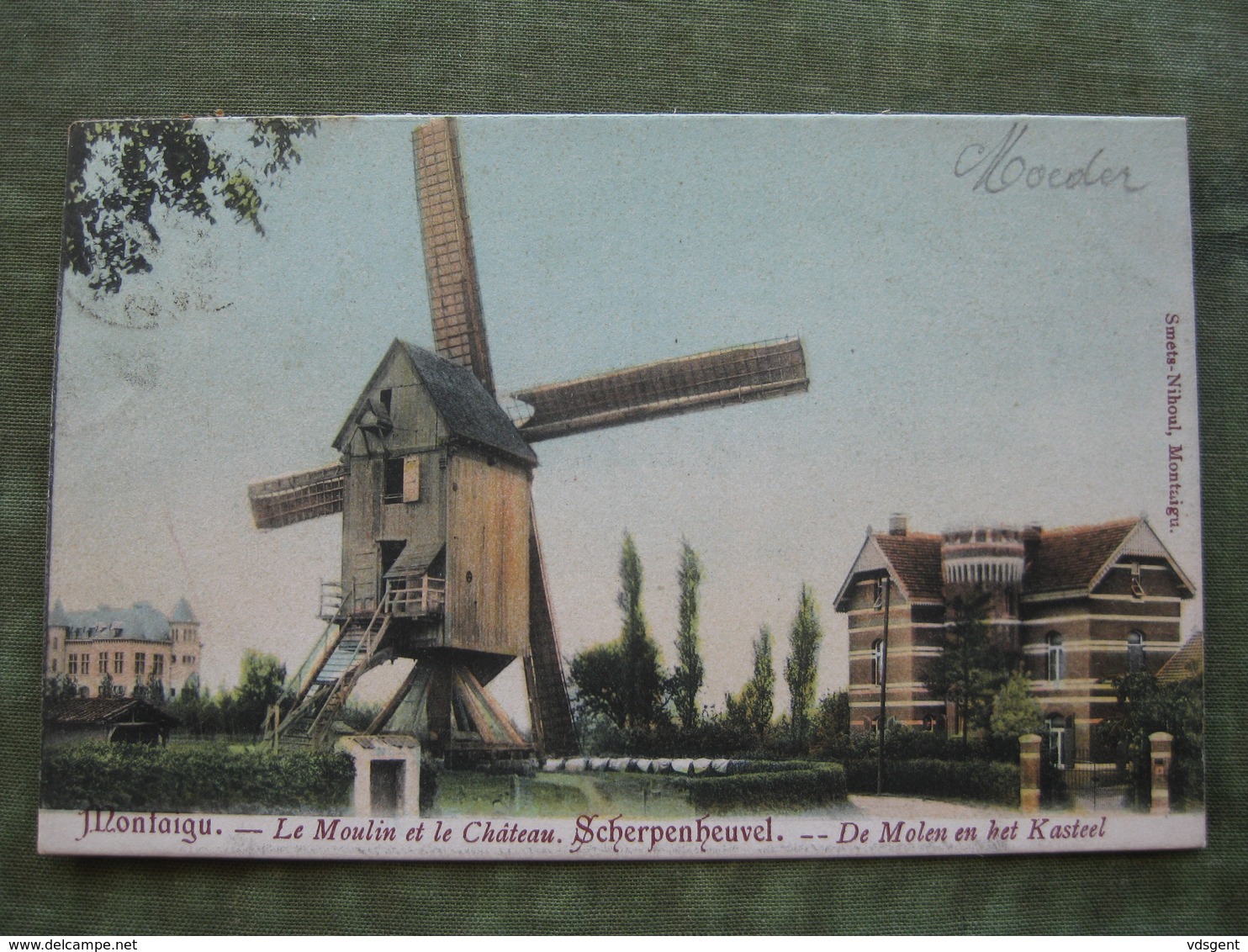 SCHERPENHEUVEL - DE MOLEN 1906 ( Scan Recto/verso ) - Scherpenheuvel-Zichem