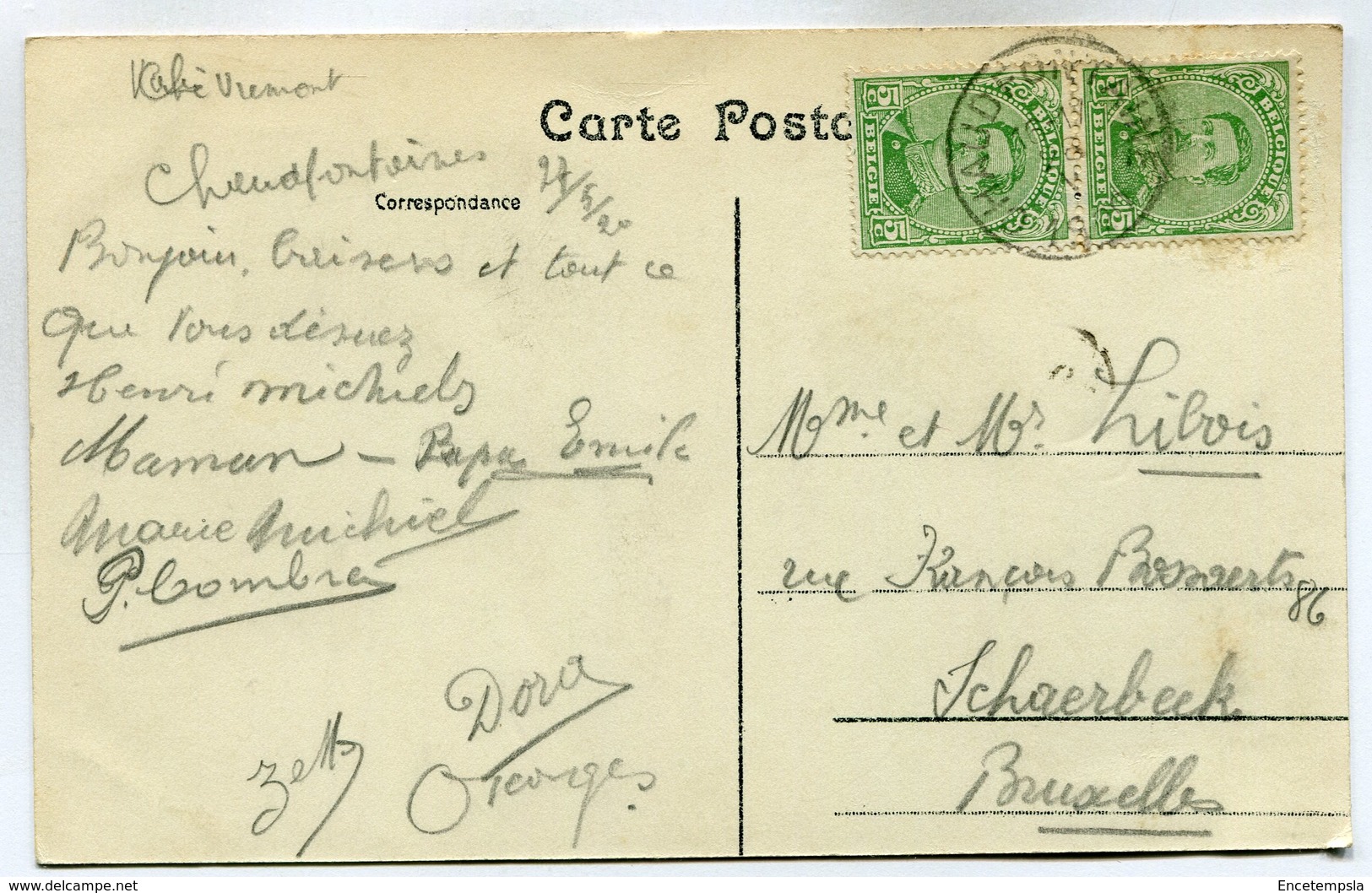 CPA - Carte Postale - Belgique - Chevremont - Le Couvent Et L'Antique Chapelle - 1920 (M7366) - Chaudfontaine