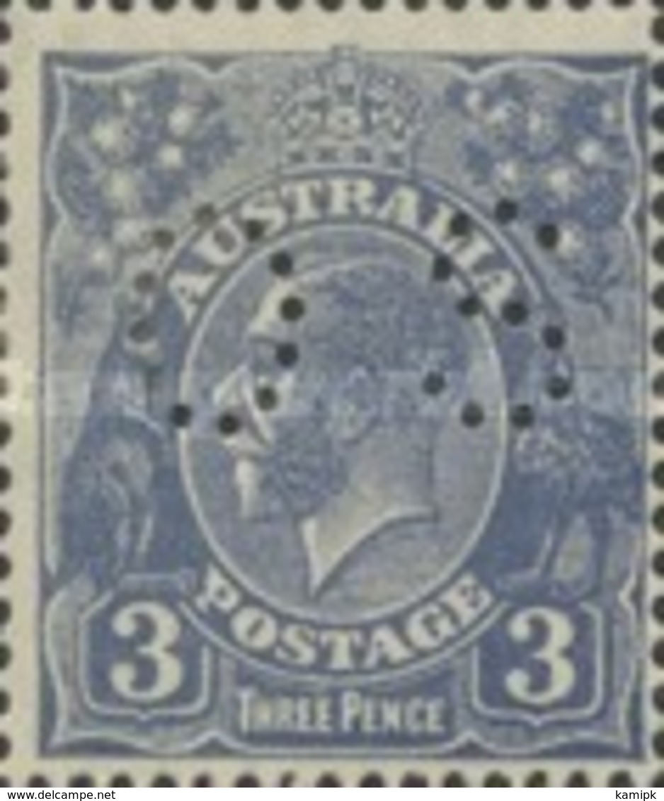 USED STAMPS - Australia - King George V - Postage Stamps Perforate OS  OFFICAIL STAMPS - 1926 - Officials
