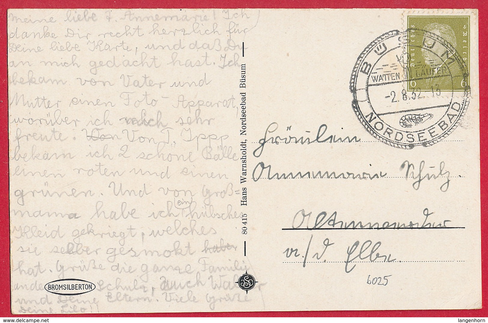 4 Ak Büsum (Nordsee) ~ ab 1924