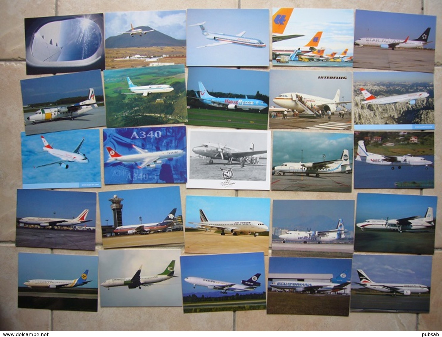 Avion / Airplane / Aer Lingus - TAP - Turkish Airlines - Condor - Lufthansa Etc... / 50 Cartes Différentes - 1946-....: Ere Moderne