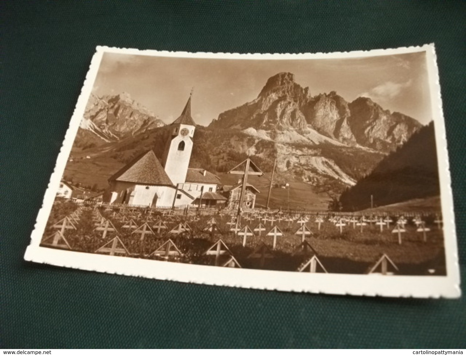 CHIESA EGLISE  DOLOMITI CORVARA IN LADINIA CIMITERO MILITARE - Soldatenfriedhöfen