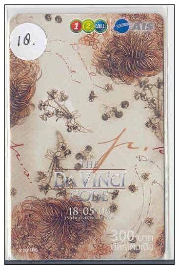 Leonard Da Vinci Code Op Telefoonkaart (18) - Peinture