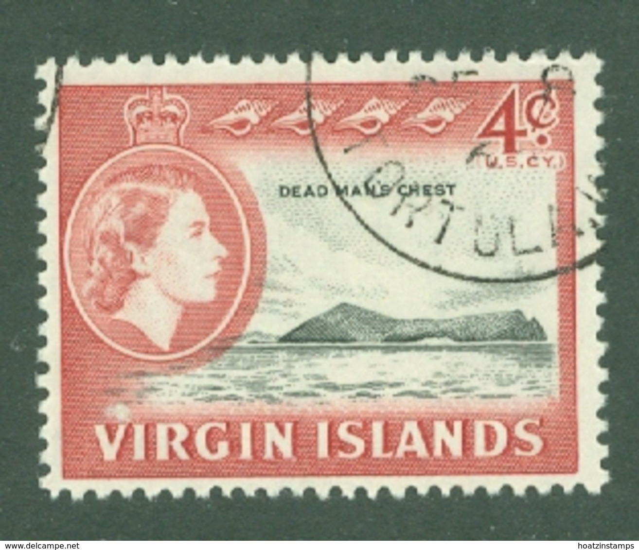 British Virgin Is: 1964/68   QE II - Pictorial   SG181   4c   Used - British Virgin Islands