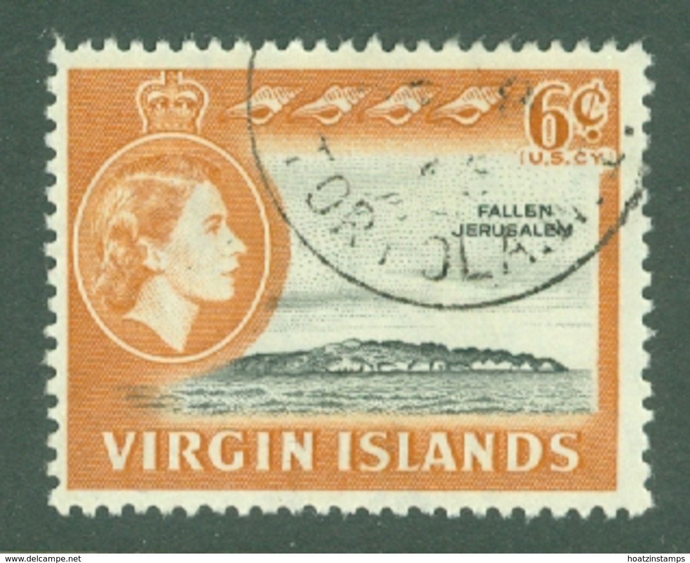 British Virgin Is: 1964/68   QE II - Pictorial   SG183   6c   Used - British Virgin Islands