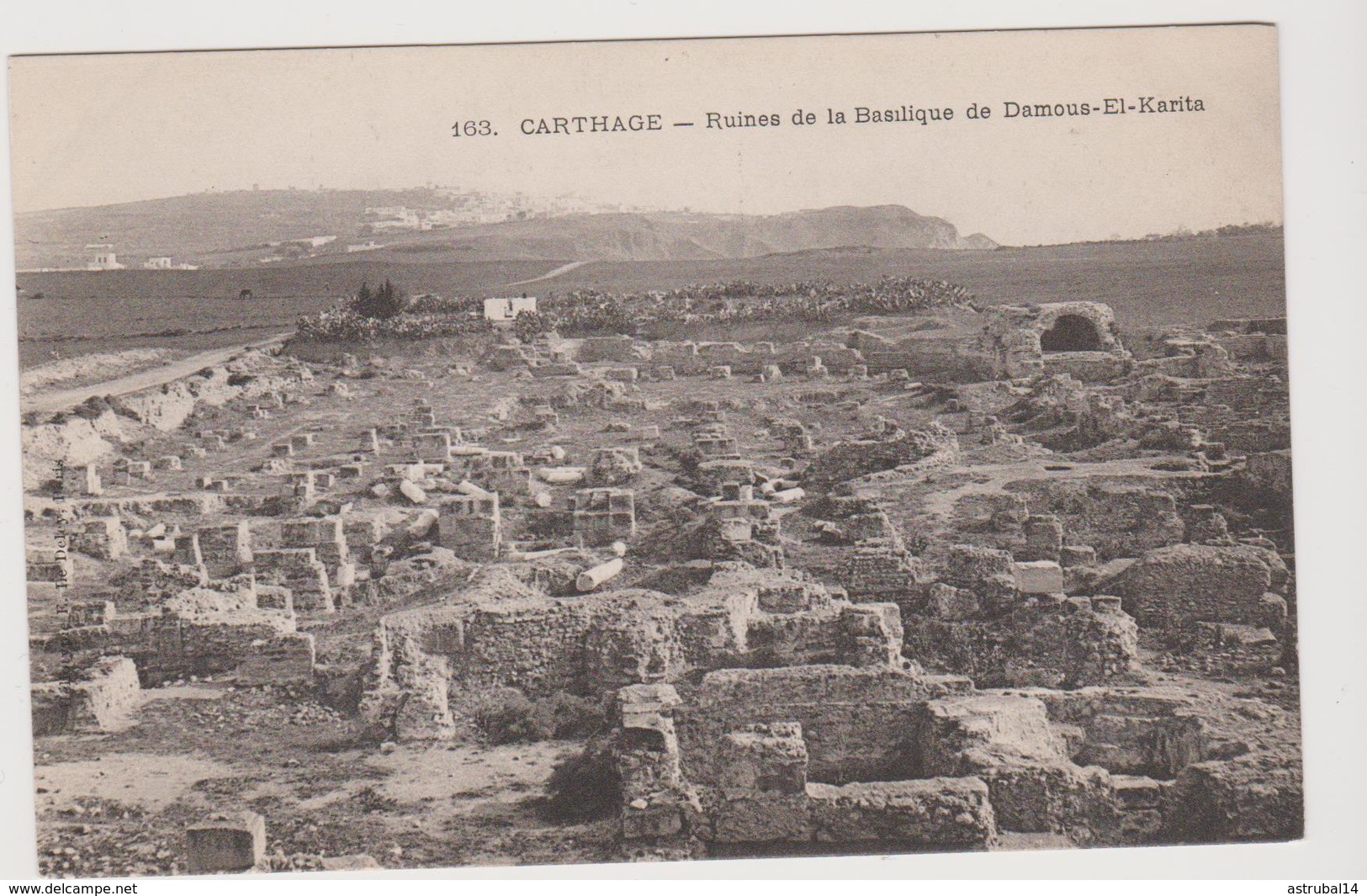 Tunisie: CPA: Carthage: Ruines De La Basilique De Damous El Karita - Tunisia