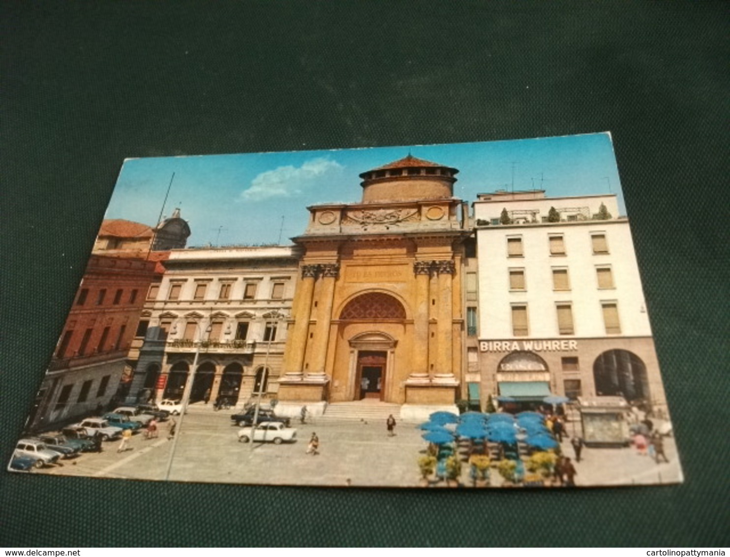 INSEGNA BIRRA WUHRER BOSCA EDICOLA CHIESA EGLISE DI S. PIETRO PIAZZA GARIBALDI PARMA - Parma