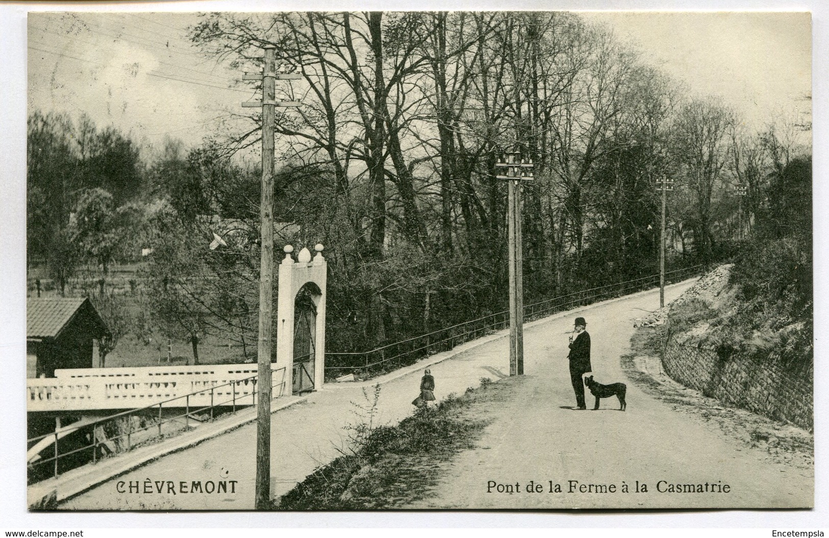 CPA - Carte Postale - Belgique - Chèvremont - Pont De La Ferme à La Casmatrie - 1914 (M7376) - Chaudfontaine