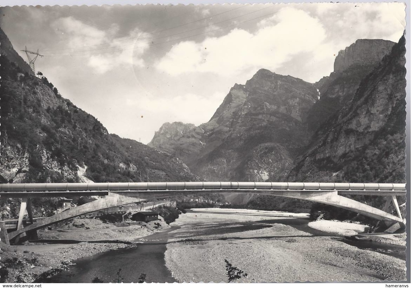 Termine Di Cadore - Panorama Col Ponte Canale Della Gardona - Belluno - H5164 - Belluno