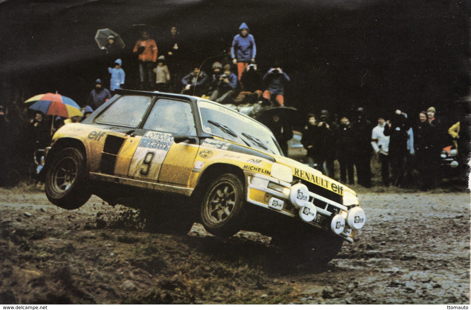 Rallye Lombard RAC 1982  -  Renault R5 Turbo  -  Pilote: Jean Ragnotti  -  15x10cm PHOTO - Rallyes