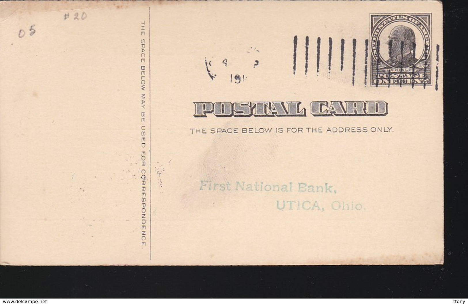 1  Poste Card   Année 1910   Mc Kilnley - 1901-20