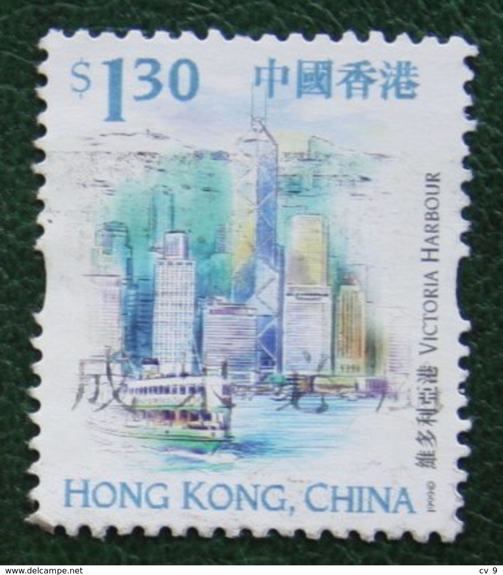 $1.30 Landmarks And Tourist Attractions Victoria Harbours 1999 Mi 902 YT 913 Used Gebruikt Oblitere HONG KONG - Gebraucht