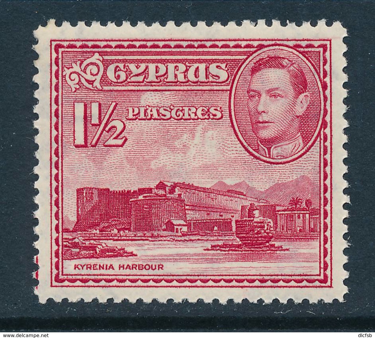 CYPRUS, 1938 1½Pi Red Very Fine Mint Lightly Hinged, Cat £6 - Cyprus (...-1960)