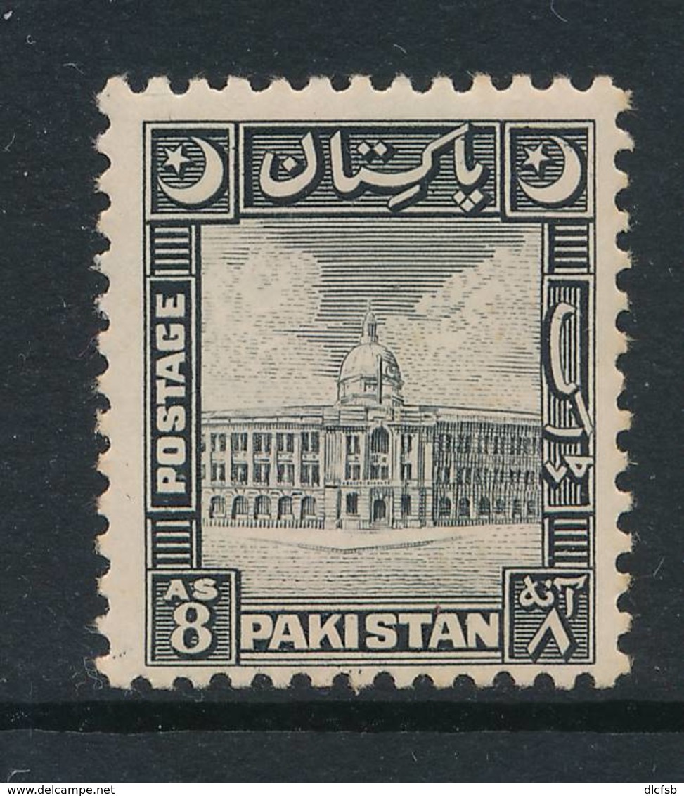 PAKISTAN, 1949 8As (moon Points To Left) Very Fine MM, Cat £17 - Pakistan