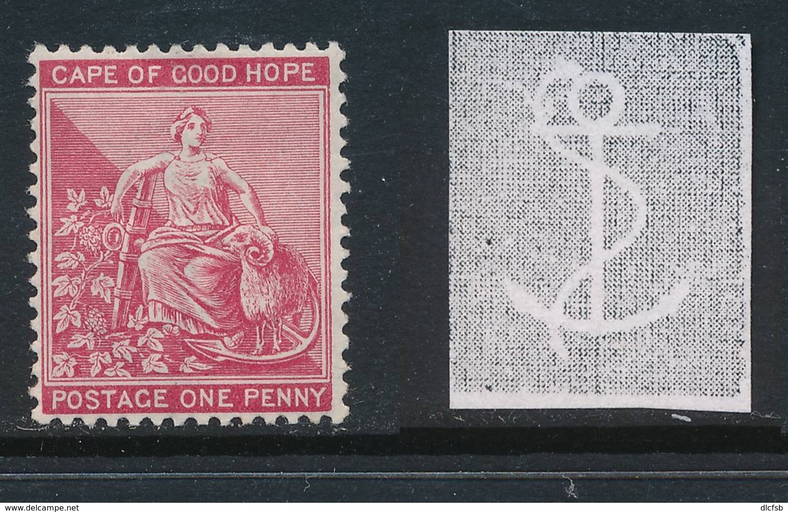 CAPE OF GOOD HOPE, 1884 1d Rose-red Wmk Anchor Very Fine MM, SG49, Cat £15 - Kap Der Guten Hoffnung (1853-1904)